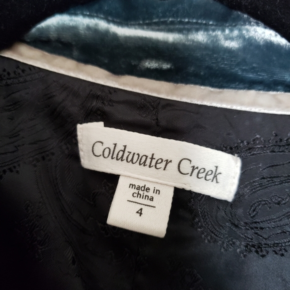 Coldwater Creek velvet jacket - Picture 3 of 4